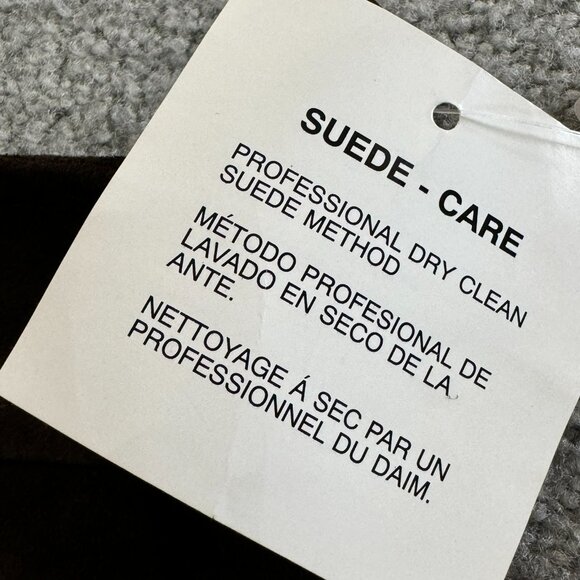 - Jones New York Brown 100% Lamb Suede Very Soft Leather Fall NWT Sz 6 - 1C2212 - Picture 3 of 4